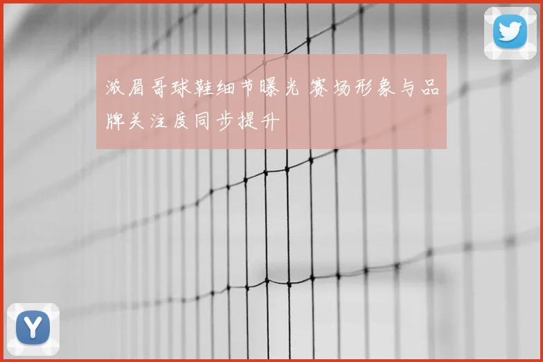 浓眉哥球鞋细节曝光 赛场形象与品牌关注度同步提升
