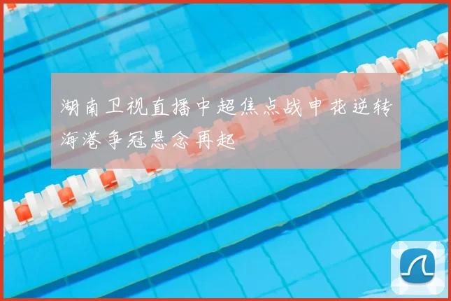 湖南卫视直播中超焦点战申花逆转海港争冠悬念再起